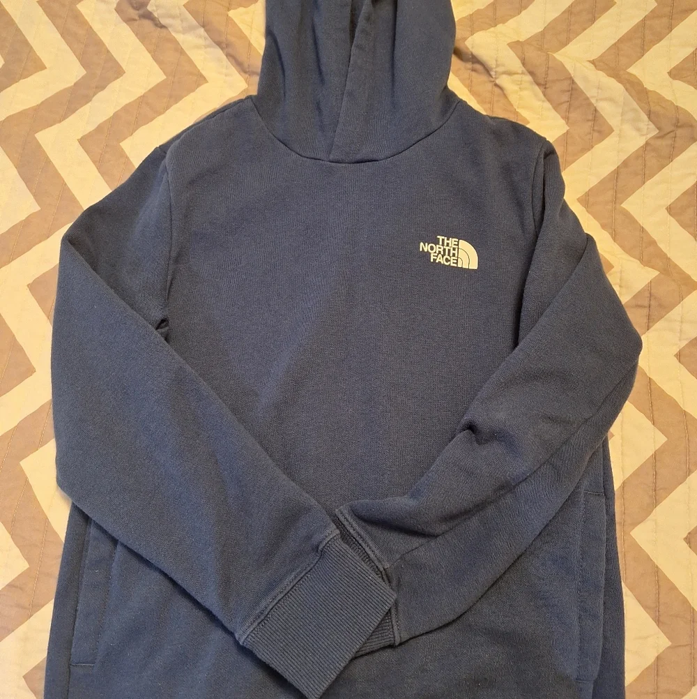 The North Face Teen Dark Navy Hoodie with Logo